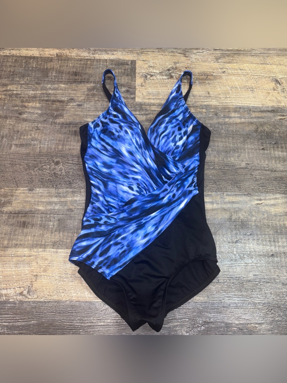 Miraclesuit Lynx Lazuli Oceanus One-Piece Swimsuit Size 14 Us (IT 44)